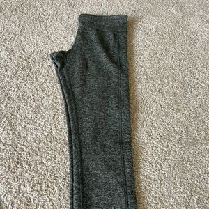 Under Armour crop leggings, dark olive green, XS